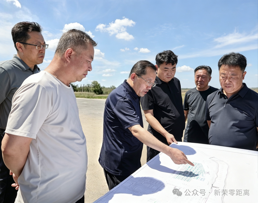 新荣区委书记刘中文现场调研区址基础设施建设、民生工程推进工作